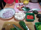 Ceviche de champiñón