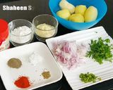 A picture of step 1 of Aloo cheela | Aloo snacks | Potato pancakes.