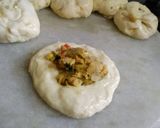 A picture of step 5 of Kanpur ki famous kabab samose with raita.