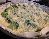 Une image de l'étape 4 de Tarte brocolis et fromage de brebis.