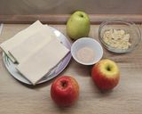Mandulás-fahéjas almaforgó leveles tésztában recept fázis 1 fotója