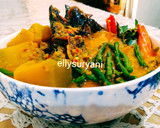 Foto langkah ke 7 dari resep Gulai Pedas Labu Kuning dan Ikan Salai.