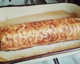 Sajtos csirkemell fokhagymás pirítós kenyérben recept fázis 13 fotója