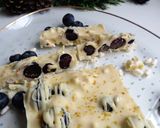Foto del paso 5 de la receta: Turrón de chocolate blanco, arroz inflado, arándanos y limón