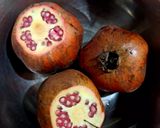 A picture of step 1 of Pomegranate juice.