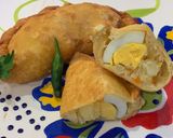 A picture of step 15 of Pastel (Indonesian Vegetarian Fried Puff).