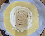 A picture of step 5 of Blueberry Cheesecake Galette.