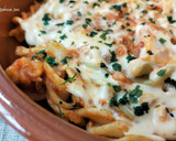 Foto del paso 7 de la receta: Fusilli con atún, gratinado con mayonesa sweet chilli