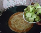 Foto langkah ke 3 dari resep 288.Terong Masak Kelapa Sangrai + Tempe.