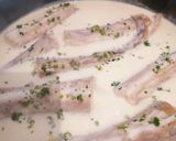Une image de l'étape 5 de Roussette à la crème fraîche.