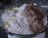 A picture of step 1 of Pita Bread Using Homemade Bread Starter.