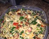 A picture of step 9 of Orzo Chicken Pasta.