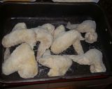 A picture of step 4 of Parmesan chicken wings.