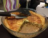 A picture of step 11 of Quiche Lorraine.