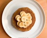 Foto langkah ke 6 dari resep Eggless banana pancake 107 kcal| tanpa telur | menu diet.