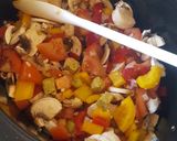 A picture of step 3 of Sara's pork concoction xx.