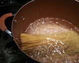A picture of step 1 of Quick shrimp scampi.