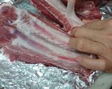 A picture of step 1 of Black Pepper Pork Ribs.
