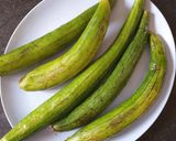 A picture of step 1 of Sponge Gourd (galka) Sev Sabji.