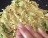 A picture of step 5 of Mega hashbrown.