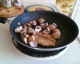 A picture of step 4 of Sesame Ginger Tilapia and Baby Bella Salad.