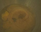 A picture of step 2 of sunshine's applesauce spice cake.