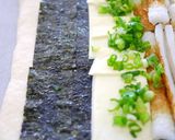 A picture of step 6 of Japanese-style Bread with Pollack Roe, Seaweed, Cheese, and Chikuwa.