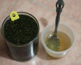 Foto langkah ke 1 dari resep Greentea Panna Cotta.