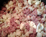 A picture of step 3 of Corn Beef Hash.