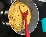 A picture of step 5 of Pithla/Jhunka/Zunka (gramflour porridge).