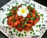 A picture of step 3 of Gobi Manchurian and Kebabs.