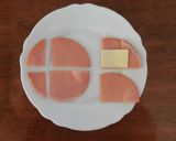 A picture of step 2 of Elephant-Shaped Ham and Cheese Rolls.