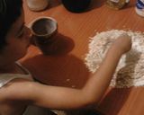 Foto del paso 1 de la receta: Pan de pita, "con ayudante especial"