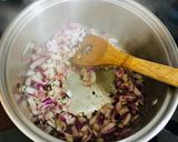 A picture of step 3 of Paneer Bhurji / Paneer Bharta.