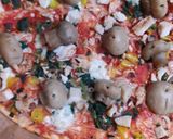 🎃Grusel-Pizza Idee zu 👻☠️🦇Halloween Rezeptschritt 5 Foto