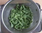 A picture of step 8 of Raw Spinach Pasta.