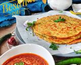 A picture of step 14 of Besan ki roti.