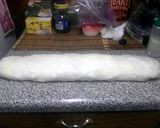 A picture of step 5 of LuBella's Family Size Stromboli.