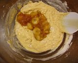 A picture of step 7 of Banana Caramel Cream Muffins.