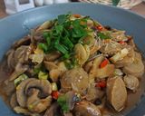Foto langkah ke 6 dari resep Oseng Bakso Jamur.