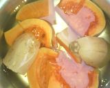 A picture of step 1 of Butternut mandazi (swahili donuts).
