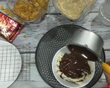 Gambar langkah 4 resipi Jejari roti coklat.