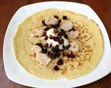 A picture of step 5 of Eggless Crepe Diet Breakfast.