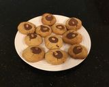 A picture of step 9 of Peanut Butter Shortbread Cookies with Creamy Chocolate Centers.