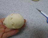 A picture of step 12 of Cute Hedgehog Shaped Steamed Bread.