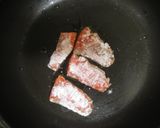 A picture of step 3 of Salmon and Spinach Cream Pasta.