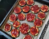 Cukkini pizza recept fázis 1 fotója