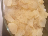 Merluza al horno con patatas panadera
