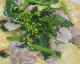A picture of step 3 of Nanohana & Butter Soy Sauce Pasta.