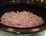 A picture of step 3 of Creamy Crock Pot Spaghetti.